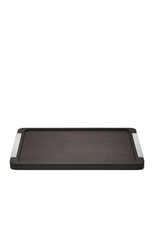 Bernadotte Tray Wood & Stainless Steel