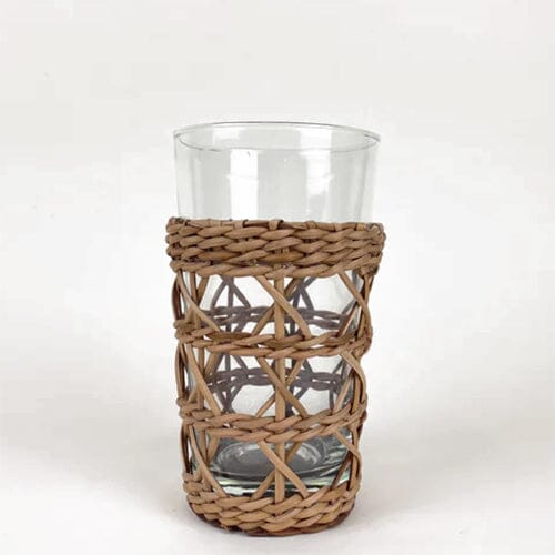 Rattan Cage Highball Glass