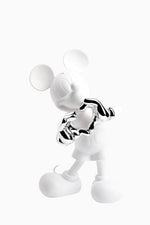 Mickey With Love Small Figurine - White/Silver