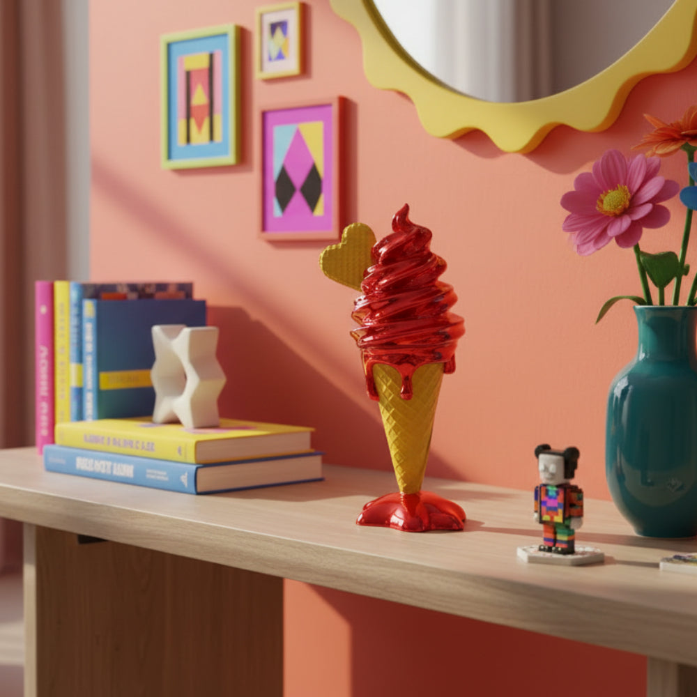 Happy Taste Sculpture, Red
