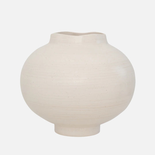 Camila Handmade Ceramic Vase – White