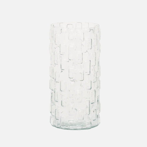 Esa Handmade Recycled Glass Vase – Transparent
