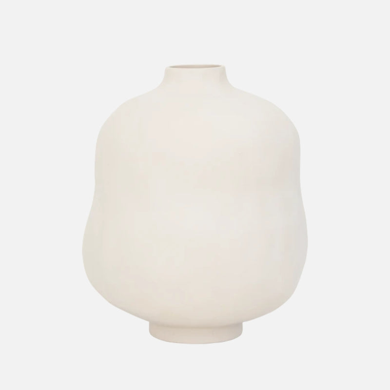 Mille Handmade Ceramic Vase – Almond Milk