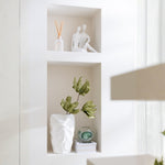 Vase Mirena Large Ceramic Decorative Clay Vase – White