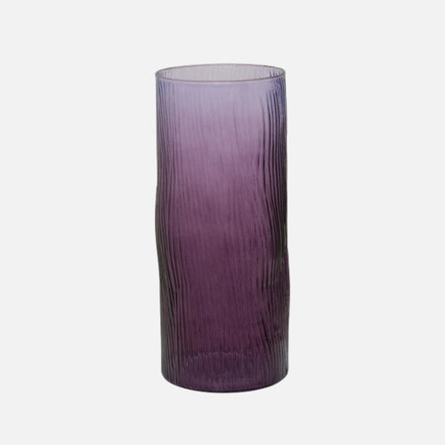 Yuli Gradient Recycled Glass Vase – Prune to Lilac