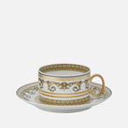 Virtus Gala Porcelain Tea Cups with Saucers – Set of 6