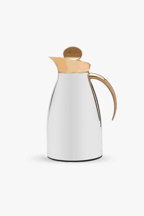 Chic Vacuum Jug, Chrome with 24K Gold, 1L