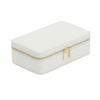 Maria Medium Zip Case in White