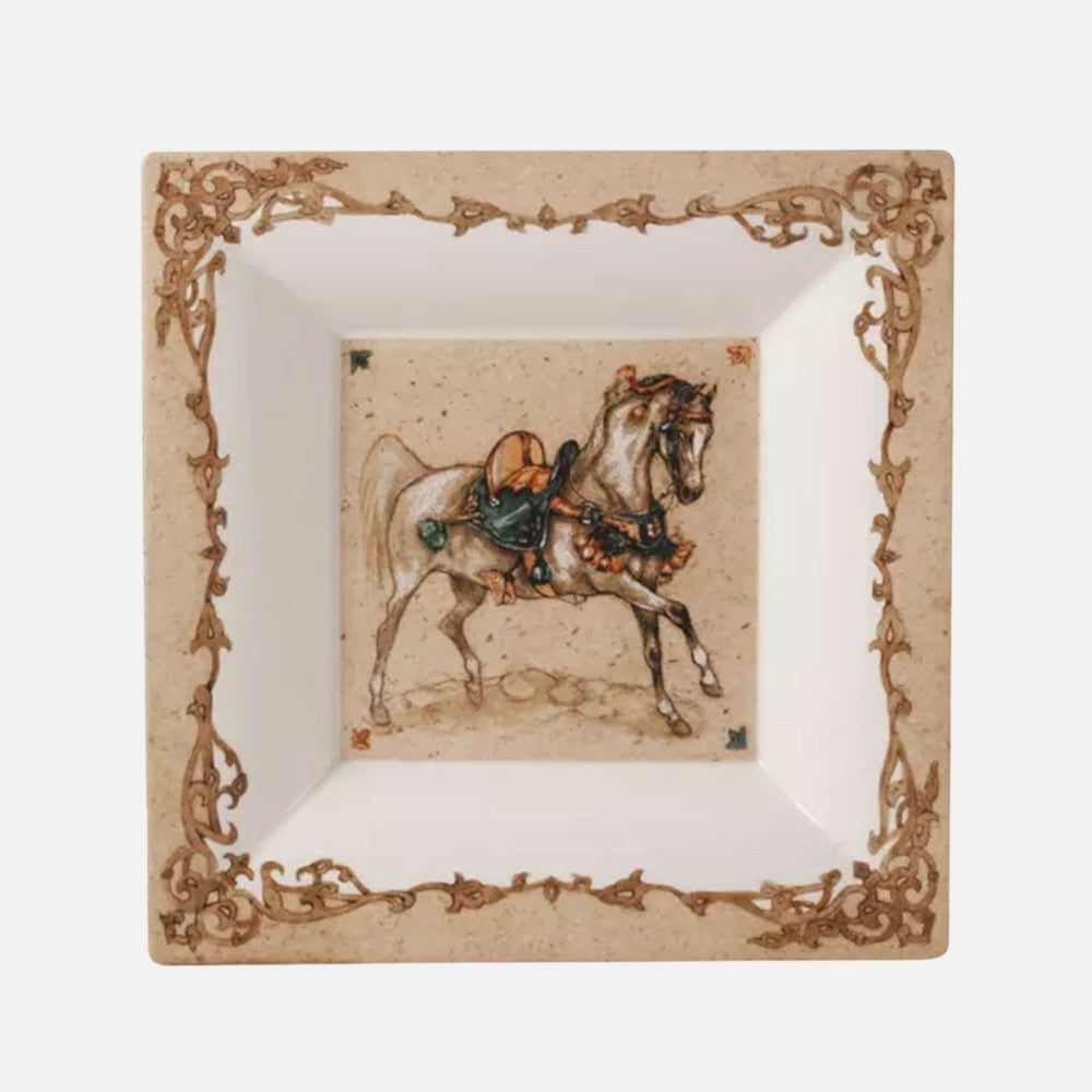 Square candy tray  - Wind Horses (22 x 22cm)