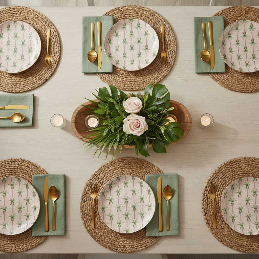 أطباق عشاء صحراوية (مجموعة من 6 قطع)