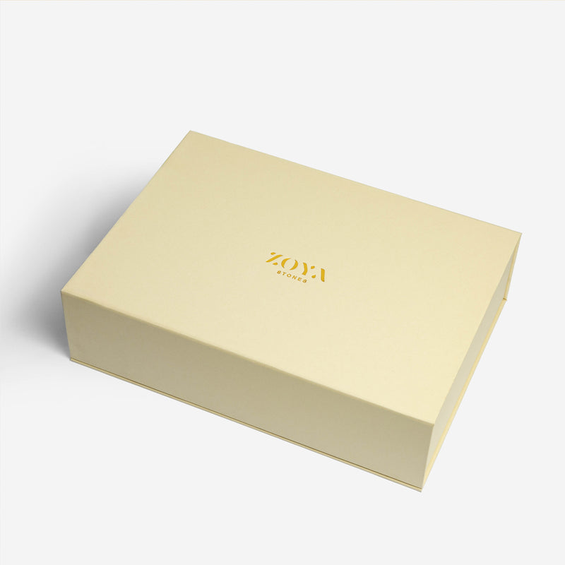 Ghaf Incense Set - Red Jasper Edition with 2 Incense: Citrus Patchouli and Blush Peony for Home