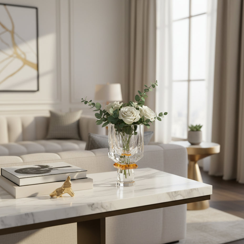 Crissy Crystal Vase, 25cm