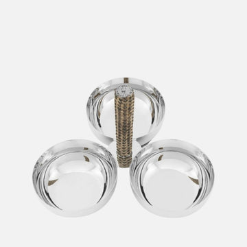 Hermiwicker 3 Section Snack Bowl