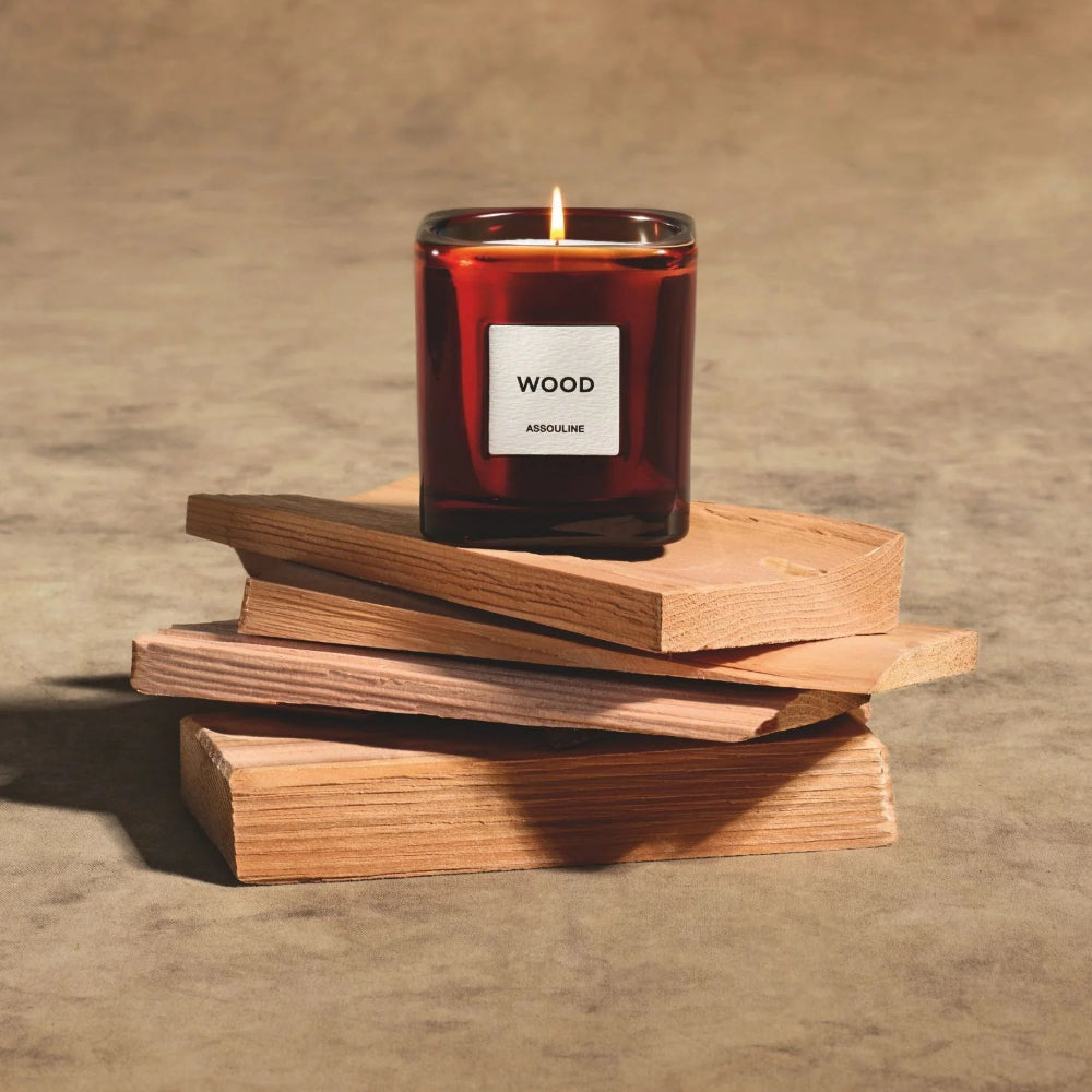 Library Wood Travel From Home Scented Candle (260 gm)