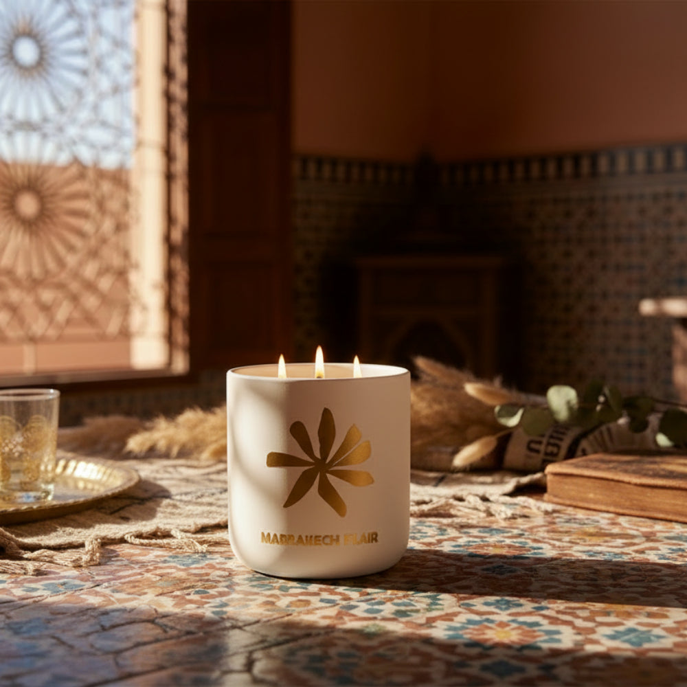 Travel from Home: Marrakech Flair XL Candle, 1kg