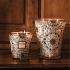 Baobab Collection Rosace 5-wick scented candle in mouth-blown glass, 3kg, styled in a room setting (2)