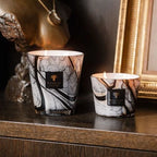 Baobab Collection Stones Marble 5-wick scented candle in mouth-blown glass, 3kg, detail view