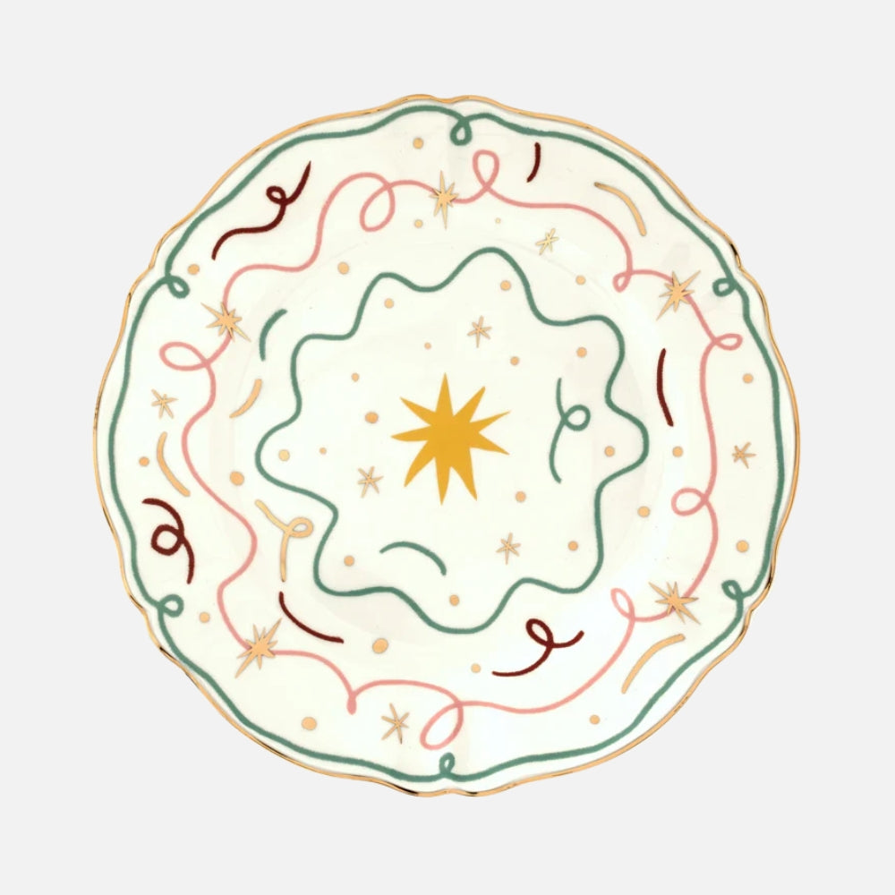 Star Round Platter, 36cm