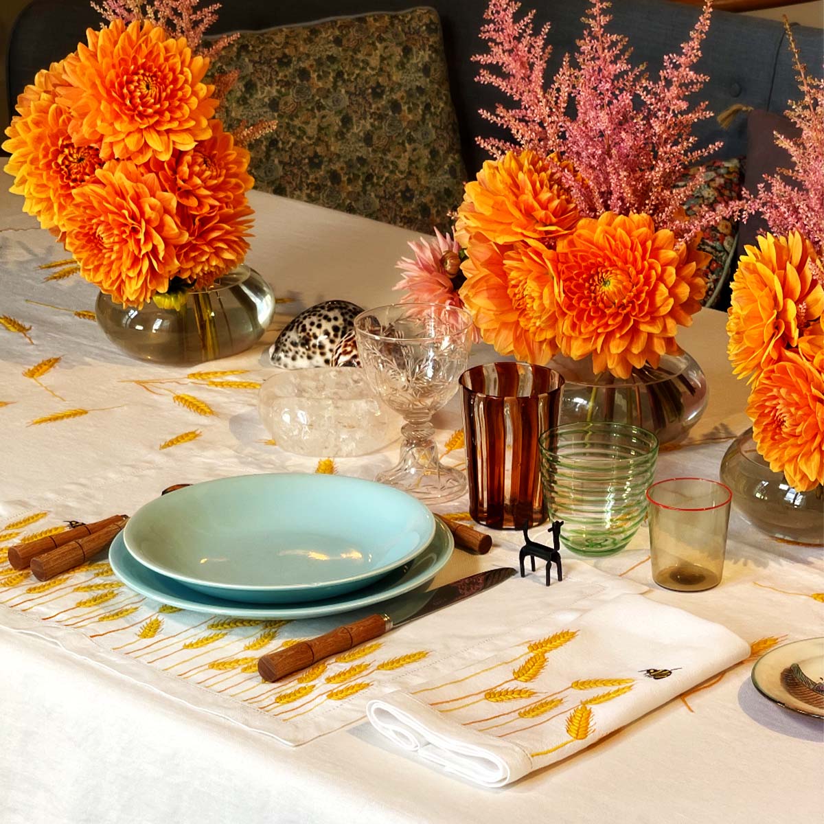 Wheat Napkin - White