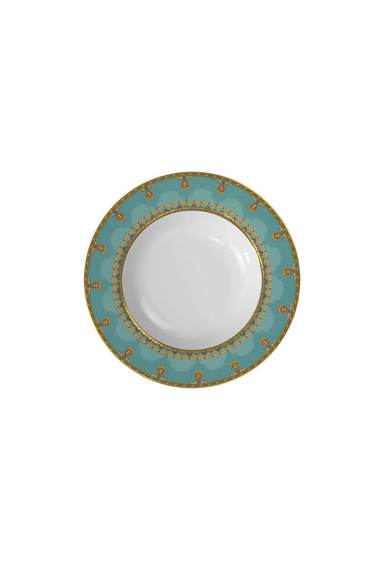 Samarkand Aquamarin Deep Plate 24cm for Home