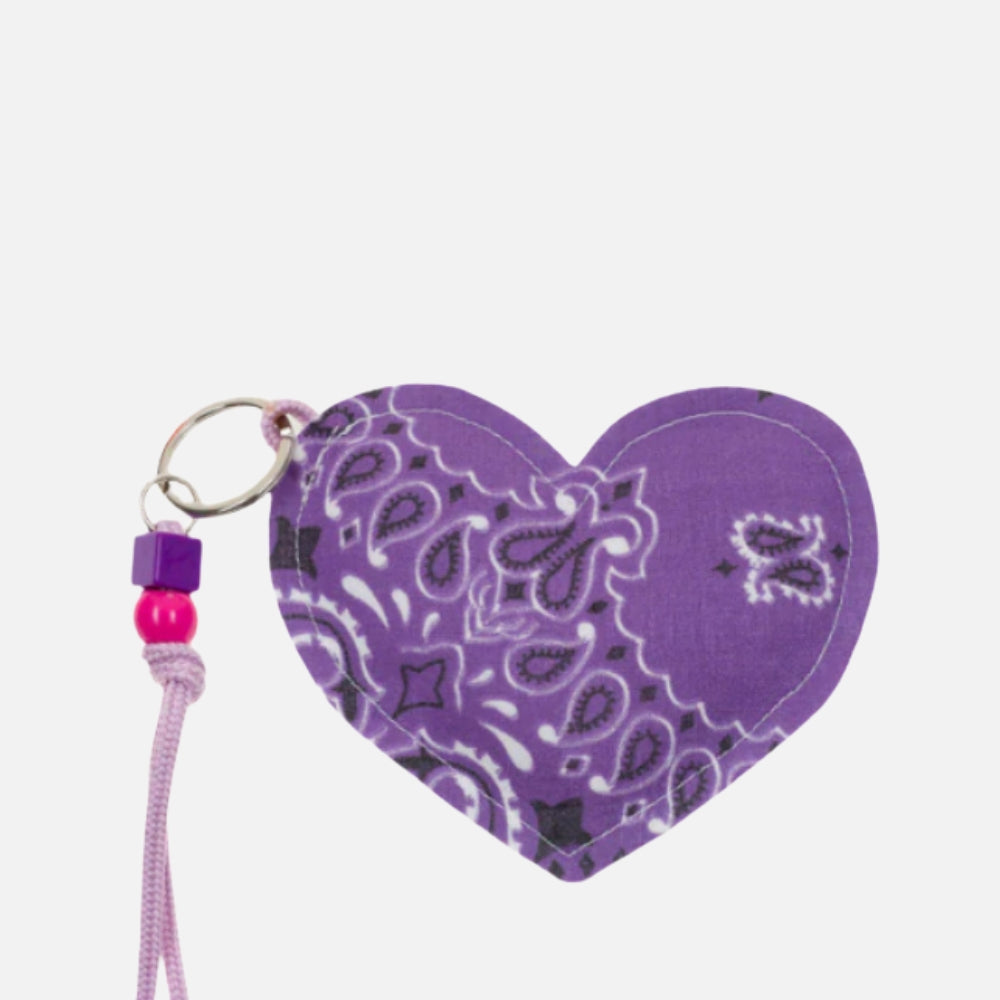 Coeur Key Ring, Lilac & Mint
