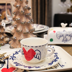 Set of 2 coffee cups & saucers - L'Archipel Sentimental