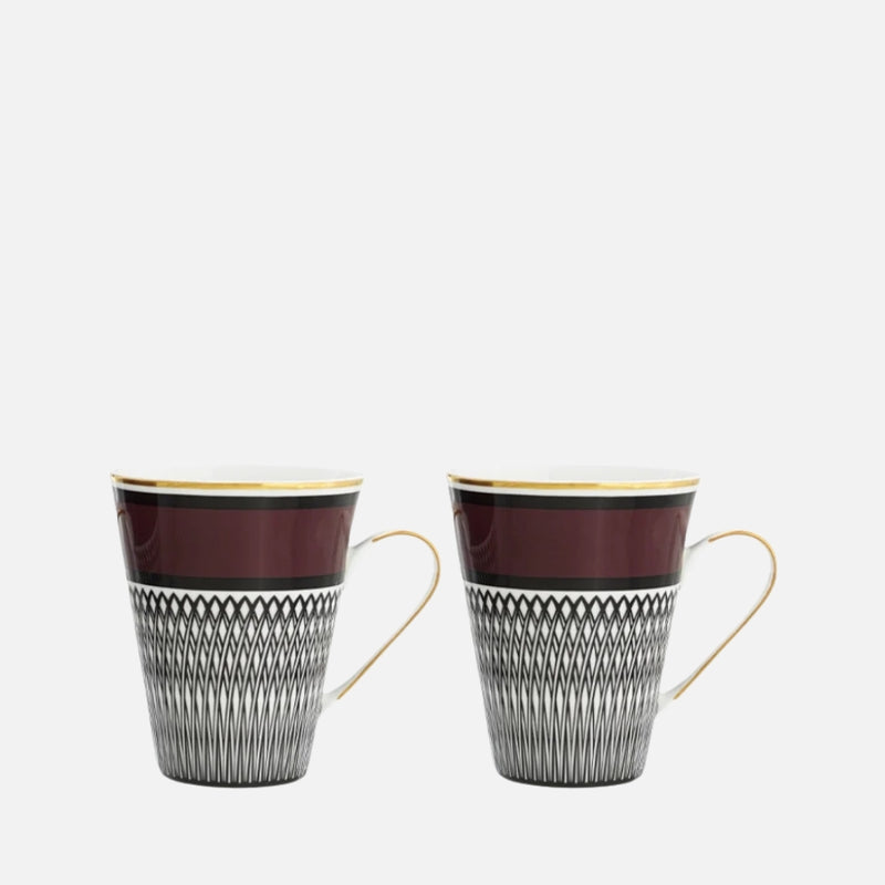 Burgundy Mug (Set of 2)