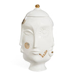 Gilded Frida Urn - Gold Porcelain Vase
