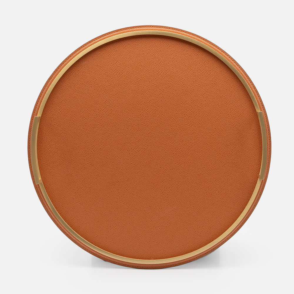 Defile Round Tray Medium, Siena, 36cm