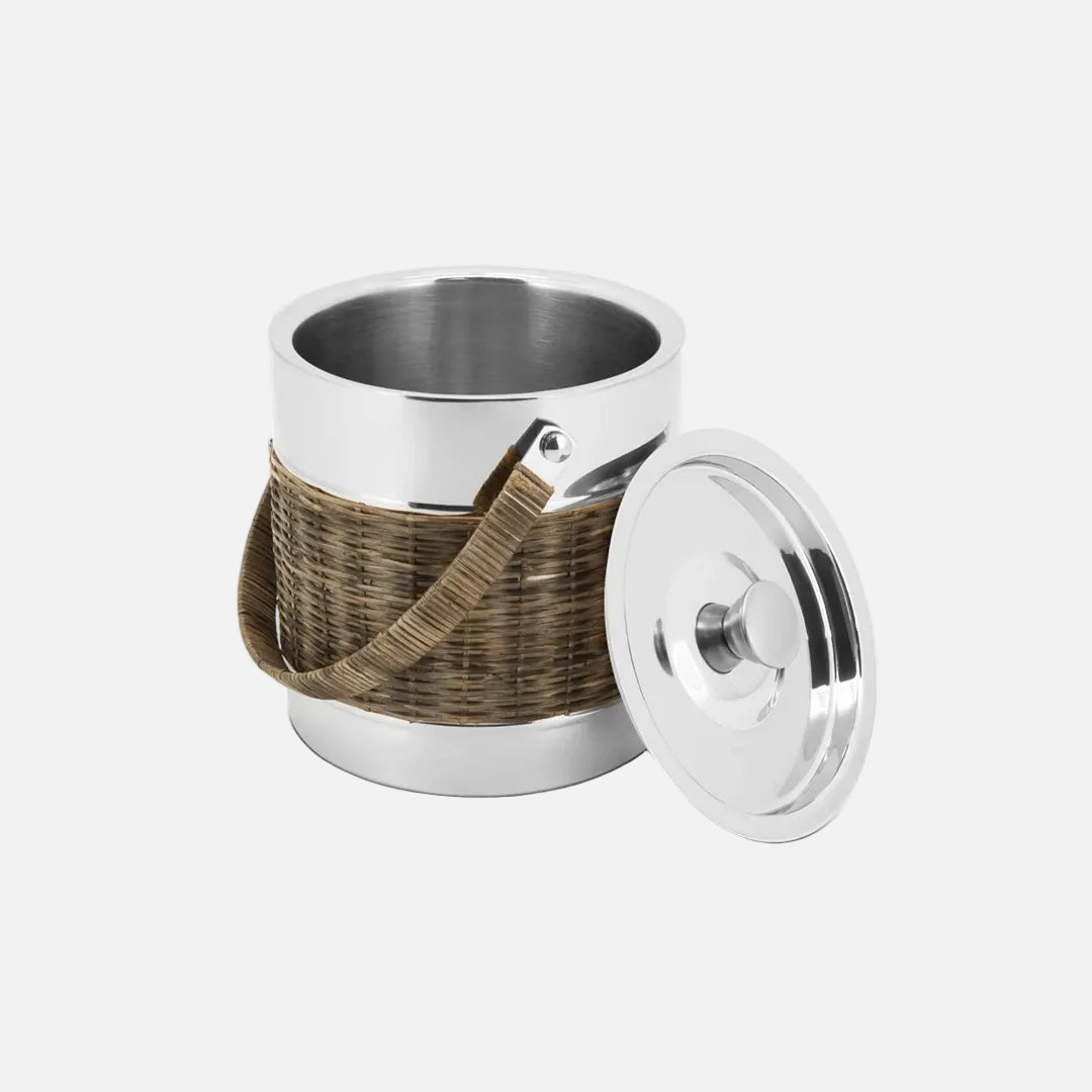 Abhika Hermiwicker Ice Bucket – Silver