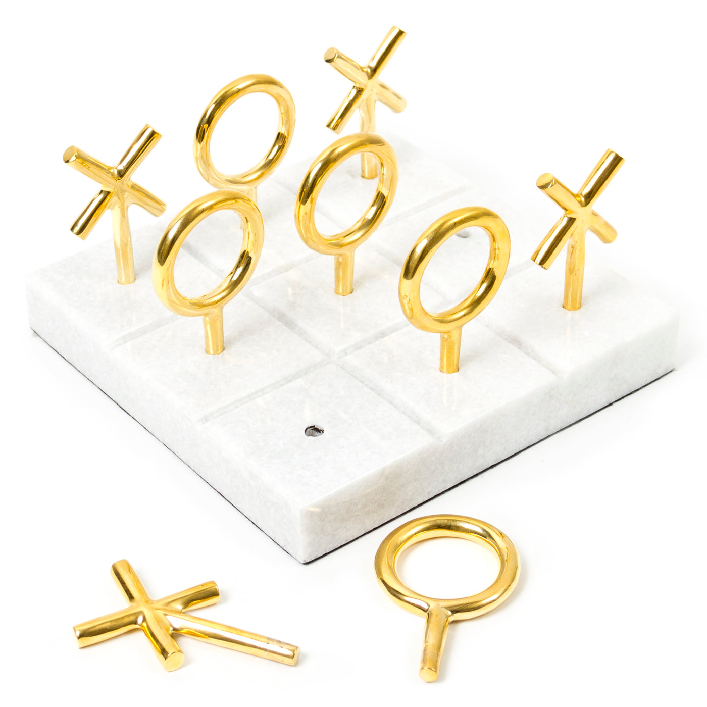 Tic-Tac-Toe on Marble Game