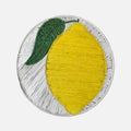 Lemon Raffia Placemats, 38cm