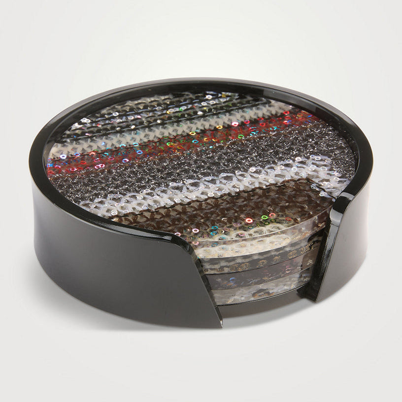 Missoni Chevron Paillettes Coaster Set of 4 – Multicolour