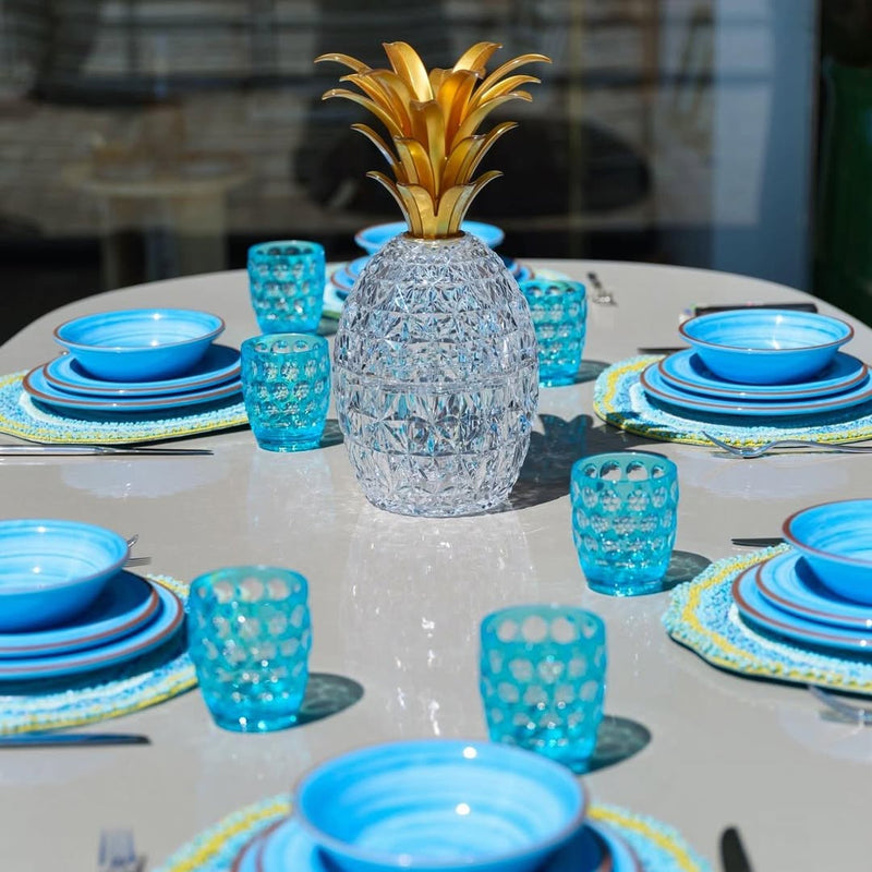 Lente Acrylic Tumbler, Turquoise