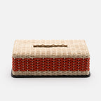 Amiens Rattan Tissue Box, Mango