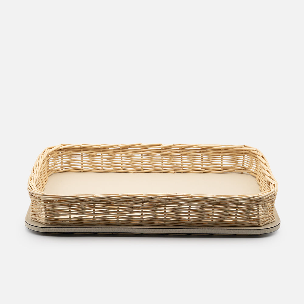Orsay Rectangular Tray, Ivory, 46x34cm