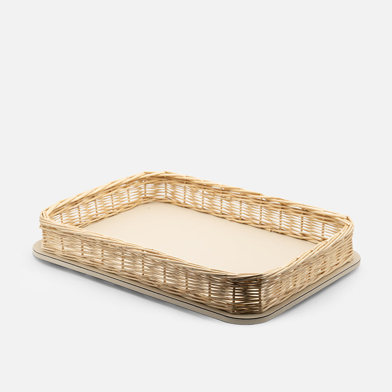 Orsay Rectangular Tray, Ivory, 46x34cm