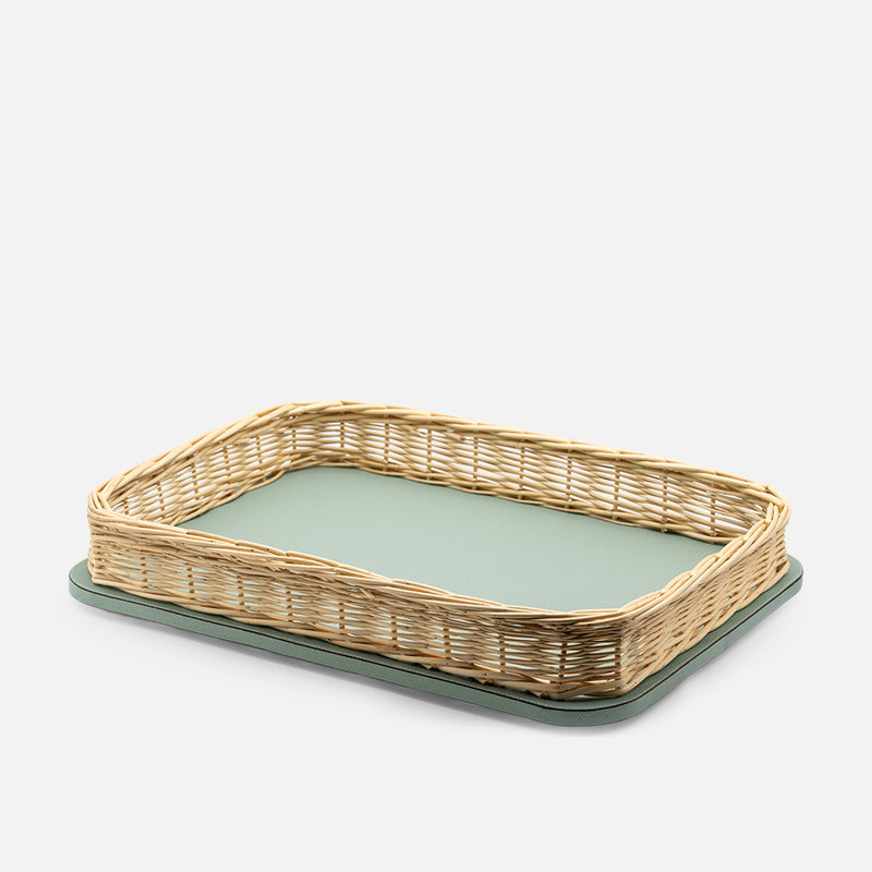 Orsay Rectangular Tray, Mint, 46x34cm