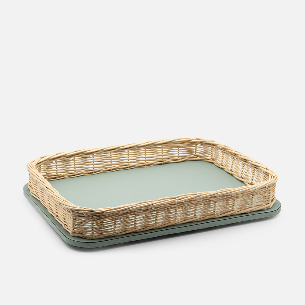 Orsay Rectangular Tray, Mint, 46x34cm