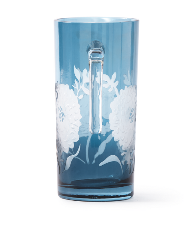Peony Pitcher, Dark Blue, 1L