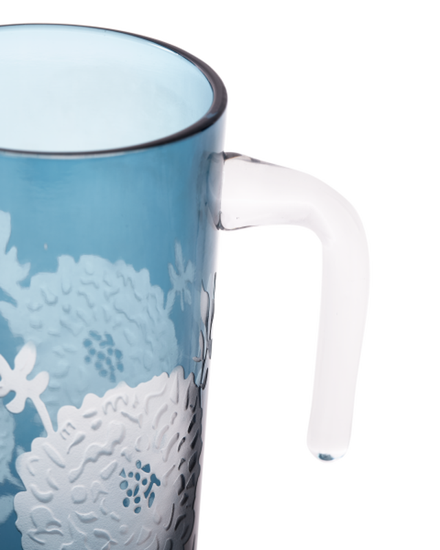 Peony Pitcher, Dark Blue, 1L