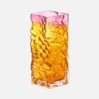 Relief Square Gradient Vase, 34cm