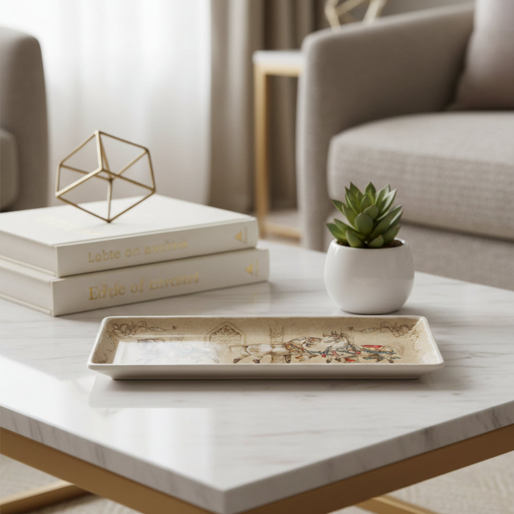 Cake dish - Wind horses