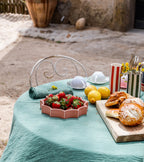 صينية تغيير صغيرة من السيراميك باللون الوردي من تاسكا