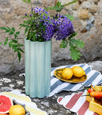 مزهرية سيراميك باللون الأخضر اللوزي – دويتو سولو