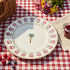 Sahara Rose Dinner Porcelain Plates - Set of 6