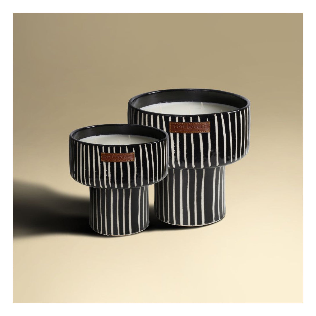 Zebra Bowl Scented Candle ( L )