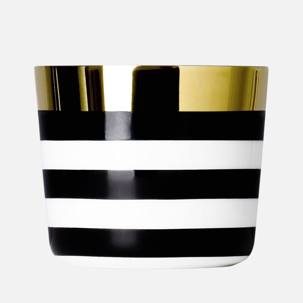 Sip-of-Gold Cross Strips Champagne Goblet