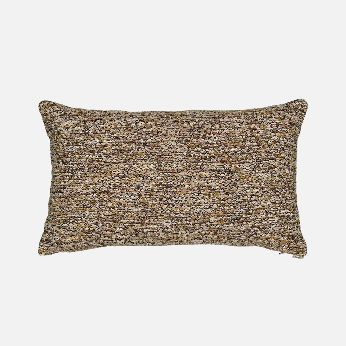 Carino Brown and Green Tweed Cushion, 50x30cm