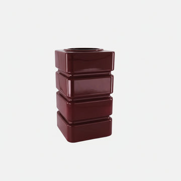 Donna Vase, Burgandy, 29cm